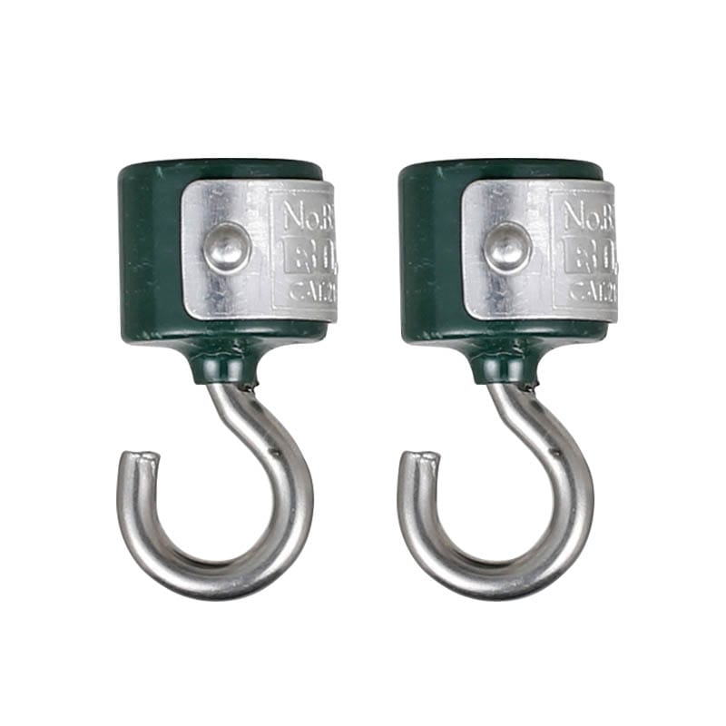 MAGNETIC HOOK SET OF 2 DARK GREEN