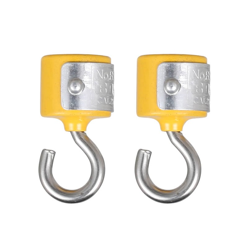 MAGNETIC HOOK SET OF 2 YELLOW