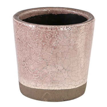 COLOR GLAZED POT LIGHT PURPLE