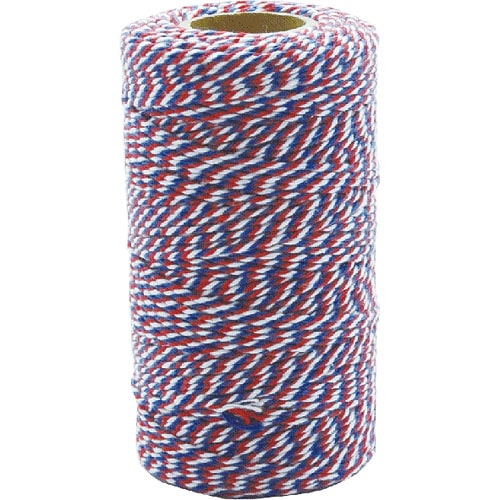 TWISTED STRING WHITE/BLUE/RED