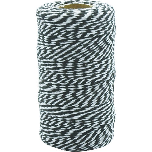 TWISTED STRING WHITE/BLACK