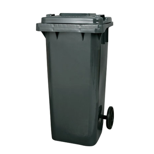 PLASTIC TRASH CAN 120L GRAY