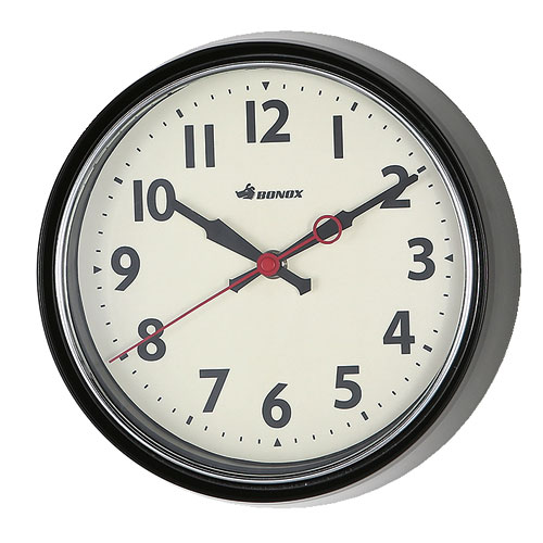 WALL CLOCK BLACK