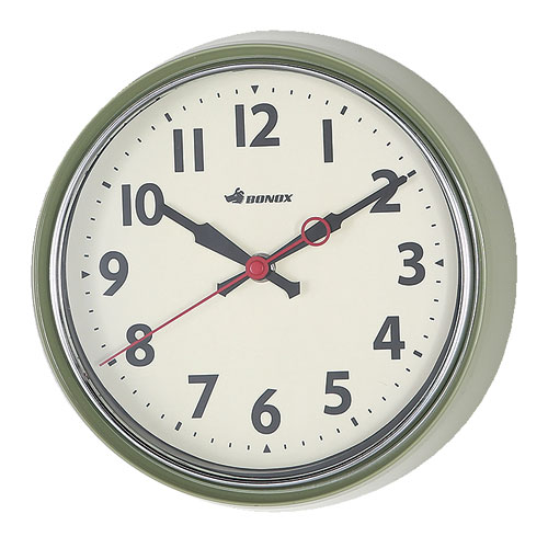 WALL CLOCK SAGE GREEN