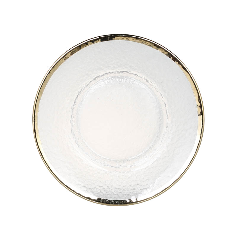 GLASS TABLEWARE OBO GOLD PLATE 220