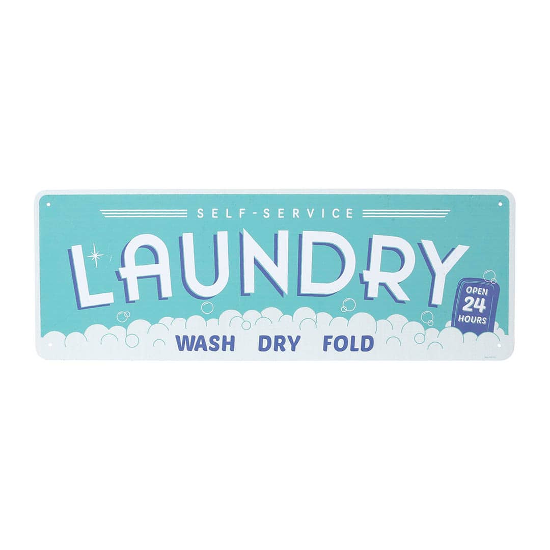 FIBER SIGNBOARD LAUNDRY