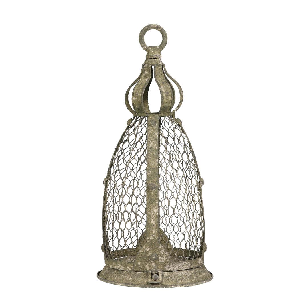 MOSS IRON FLOWER CAGE