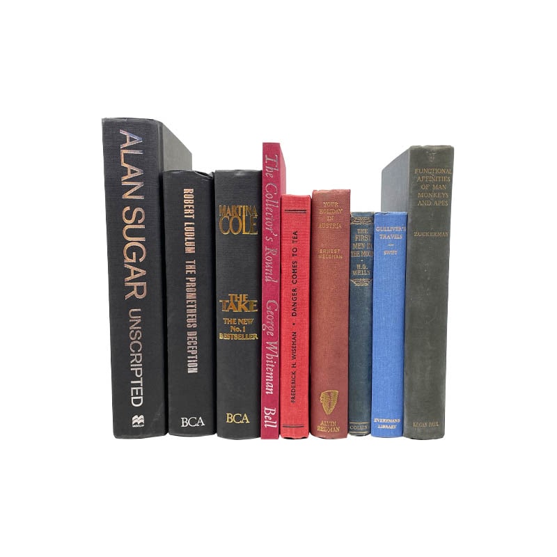 USED BOOK ASSORTED (BLACK,RED,BLUE) 25cm