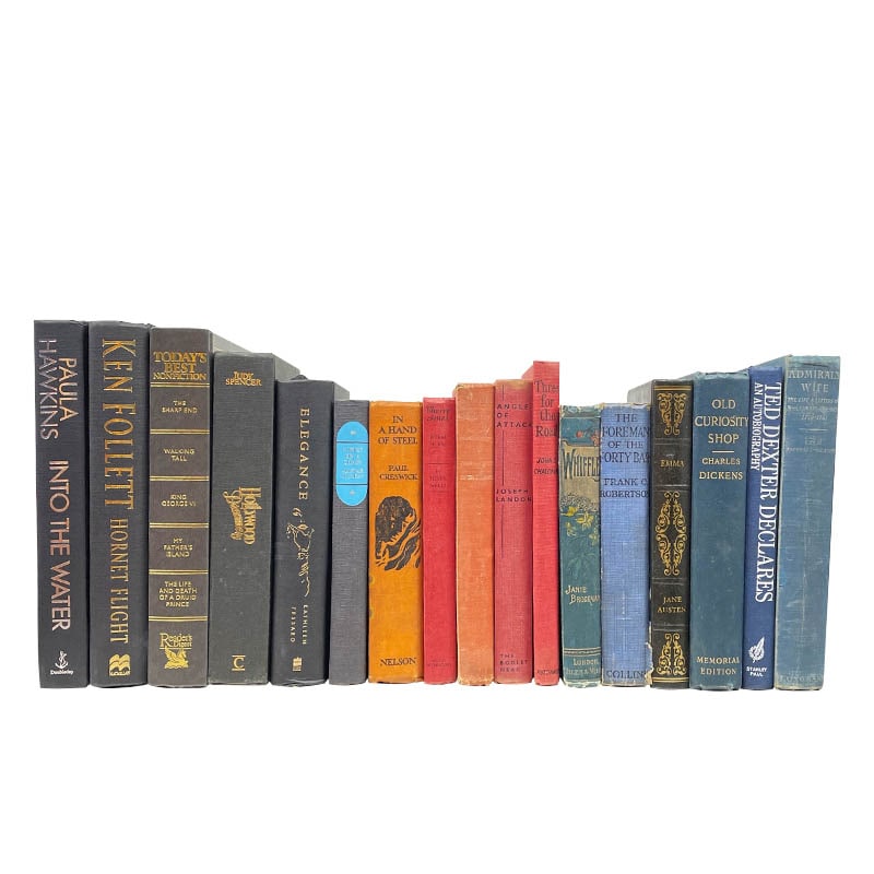 USED BOOK ASSORTED (BLACK,RED,BLUE) 50cm