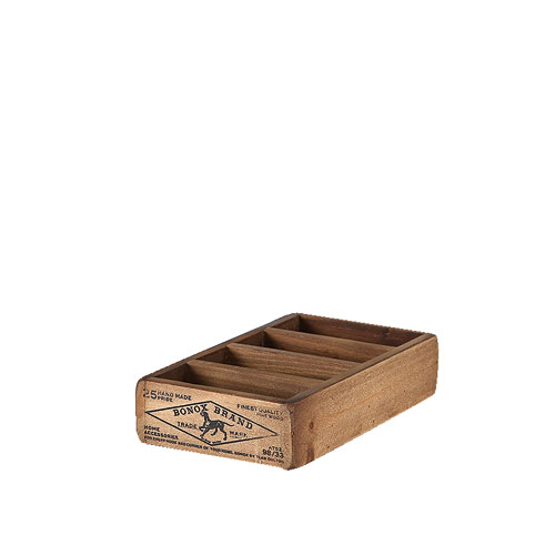 WOODEN BOX FOR BUSINESS CARDS NATURAL