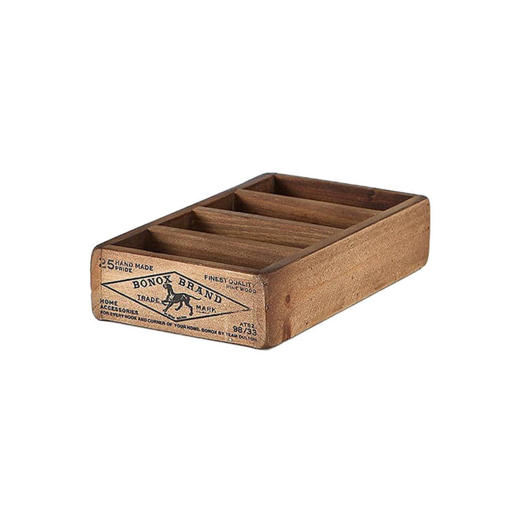 WOODEN BOX FOR BUSINESS CARDS NATURAL