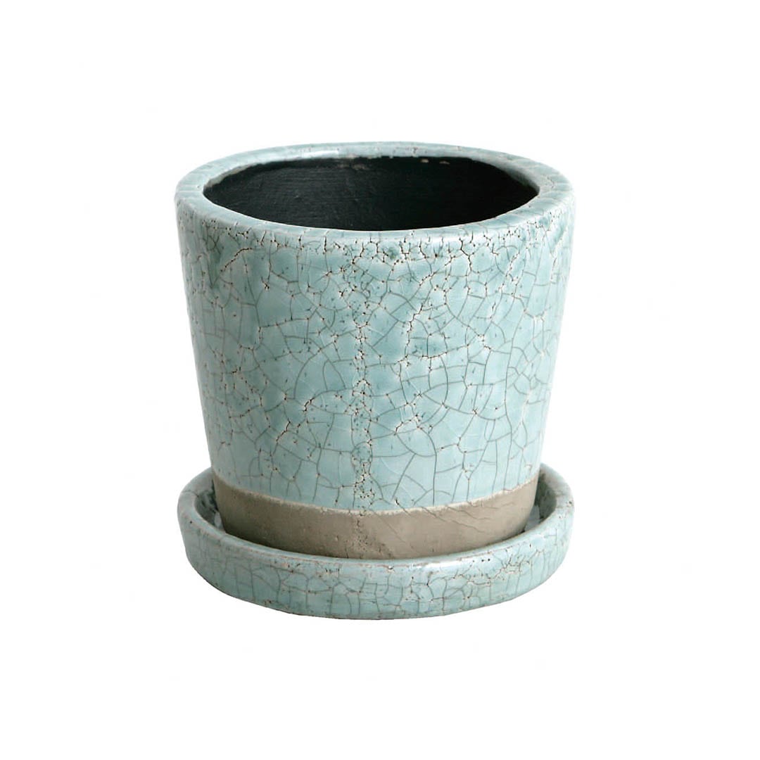 COLOR GLAZED POT CLASSIC GREEN