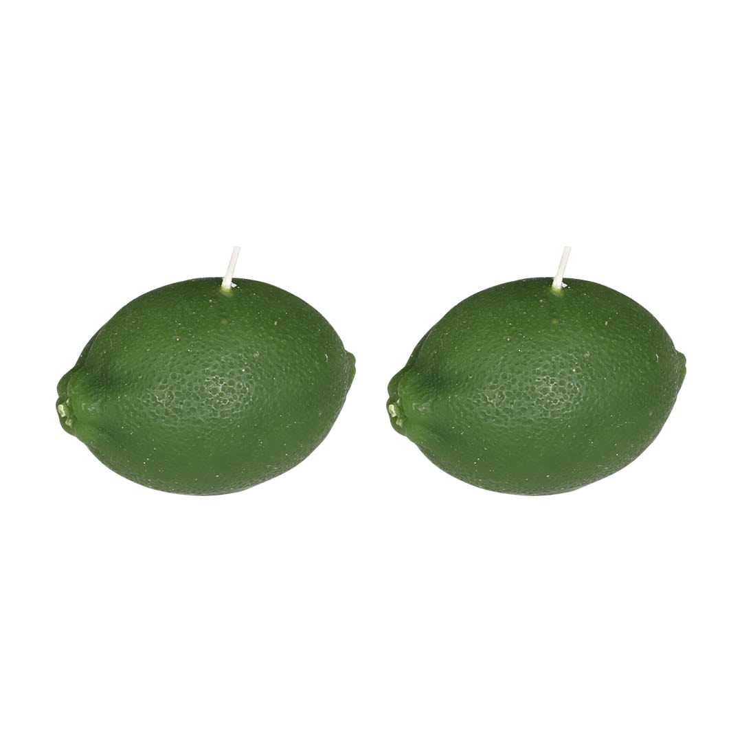 CANDLE LIME SET OF 2