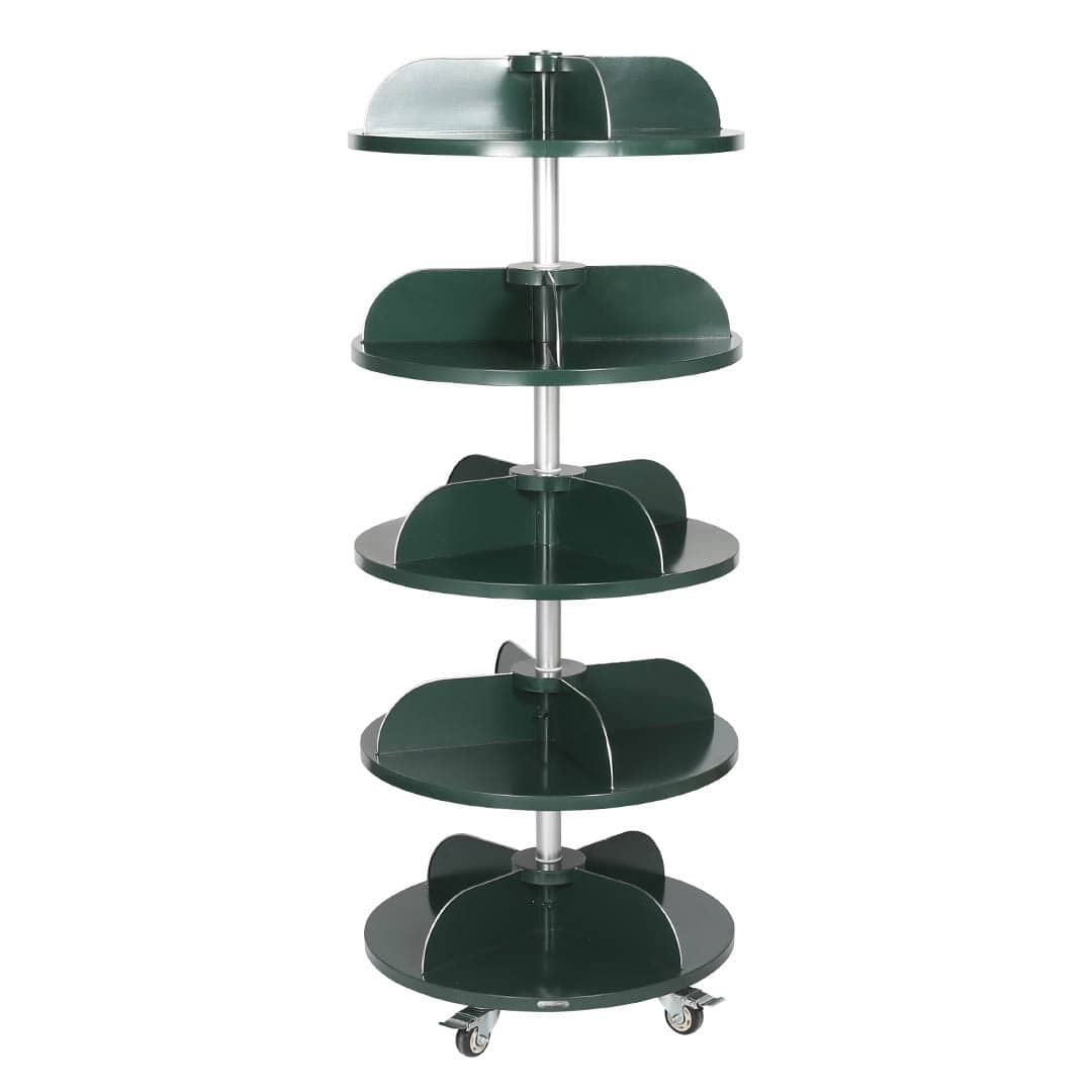 STORE ROUND RACK DARK GREEN