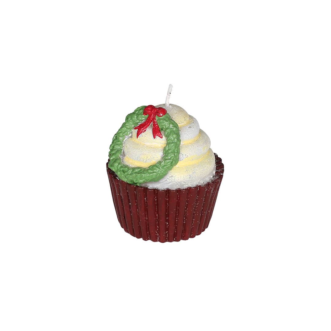 CRAFT CANDLE WREATH CUPCAKE