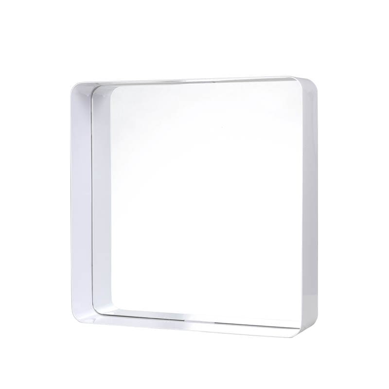 MIRROR WITH STEEL FRAME WHITE