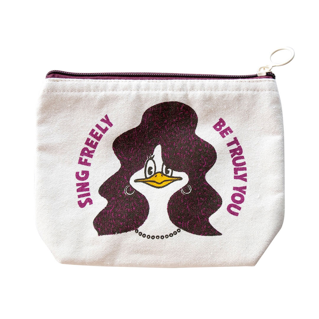 HEAVY OUNCE COTTON POUCH 01 SINGING BIRD