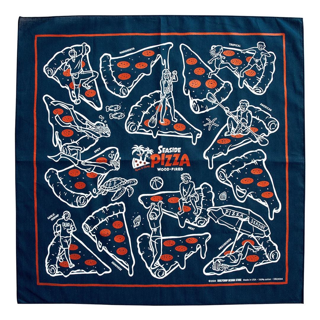 BANDANA 04 SEASIDE PIZZA NAVY