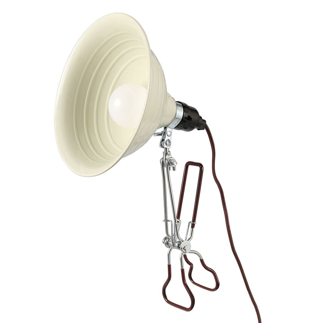 ALUMINUM CLIP LAMP M IVORY