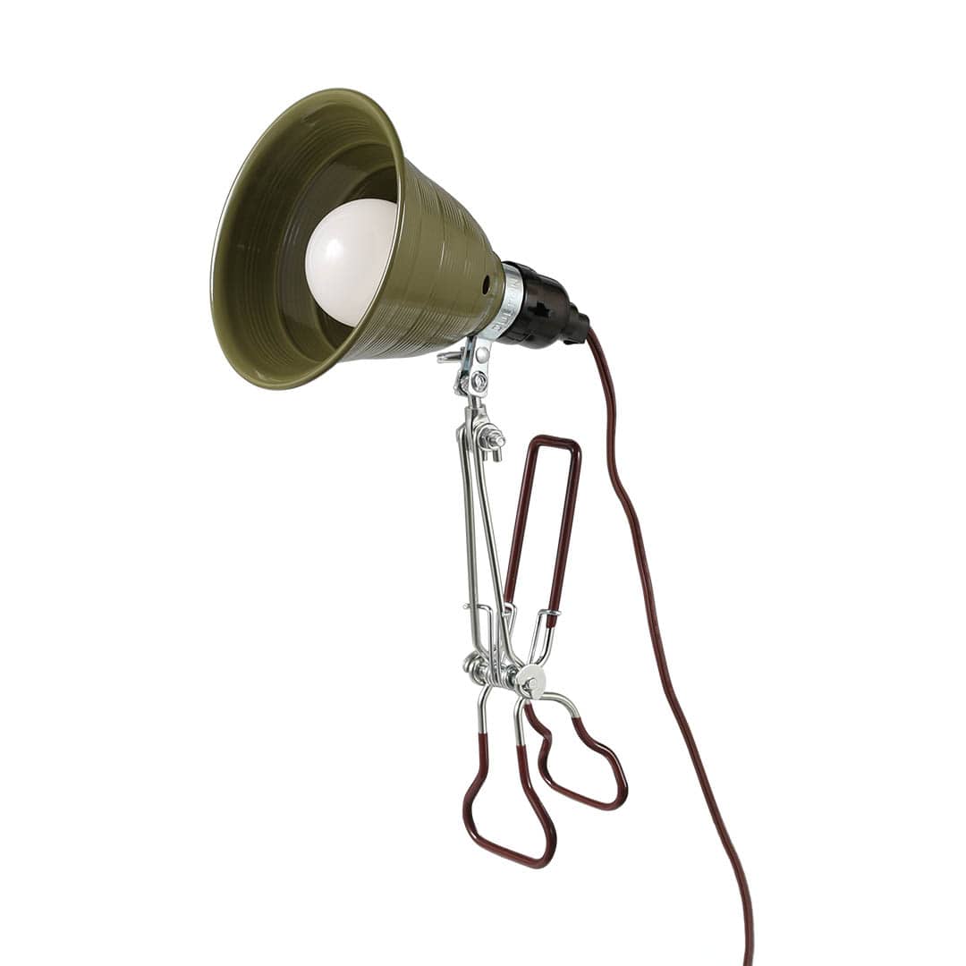 ALUMINUM CLIP LAMP S OLIVE DRAB