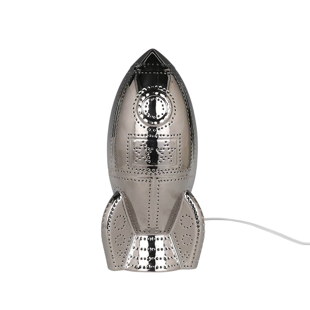 PORCELAIN ROCKET LIGHT CROME