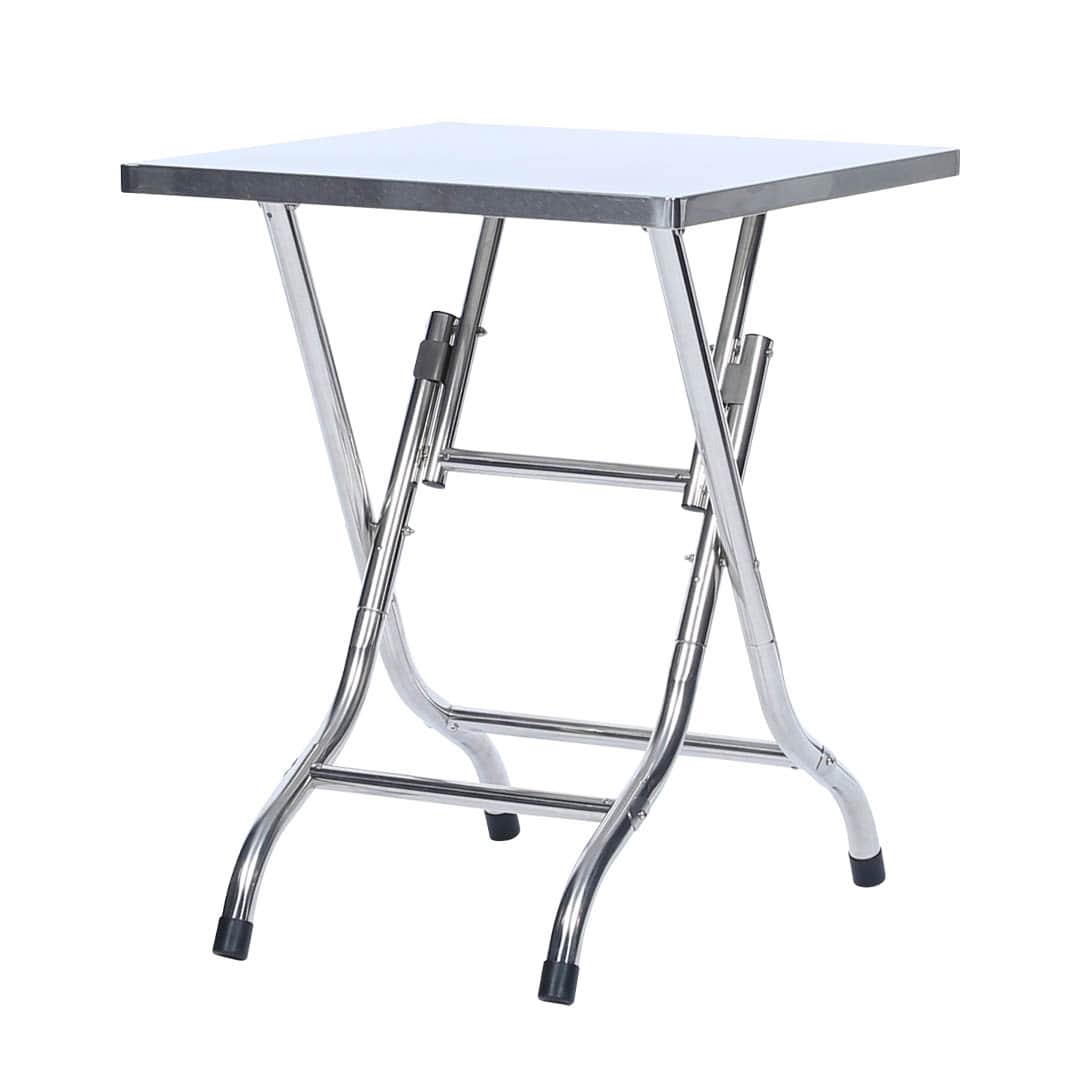 STAINLESS FOLDING TABLE 600×600
