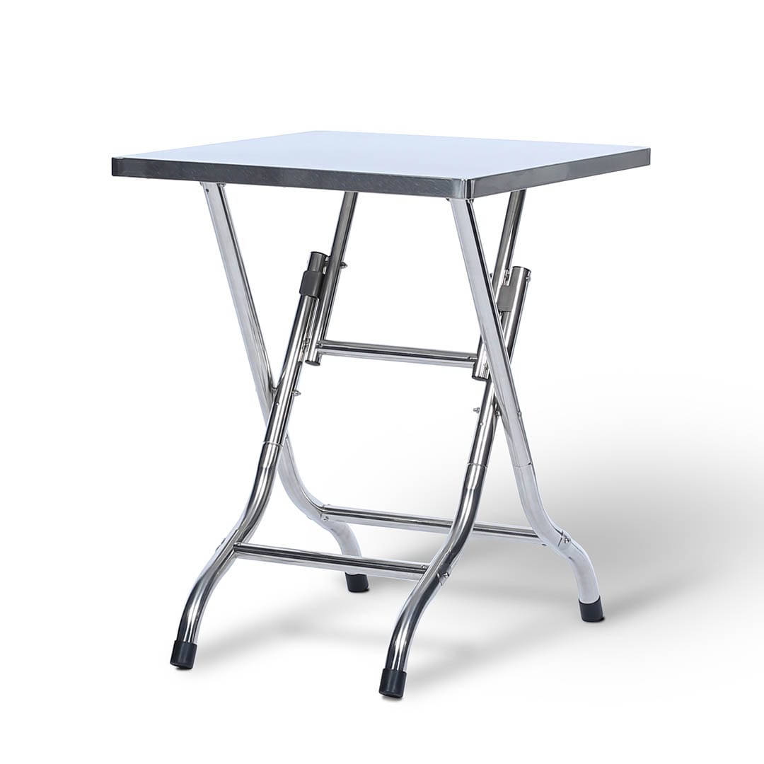 STAINLESS FOLDING TABLE 600×600