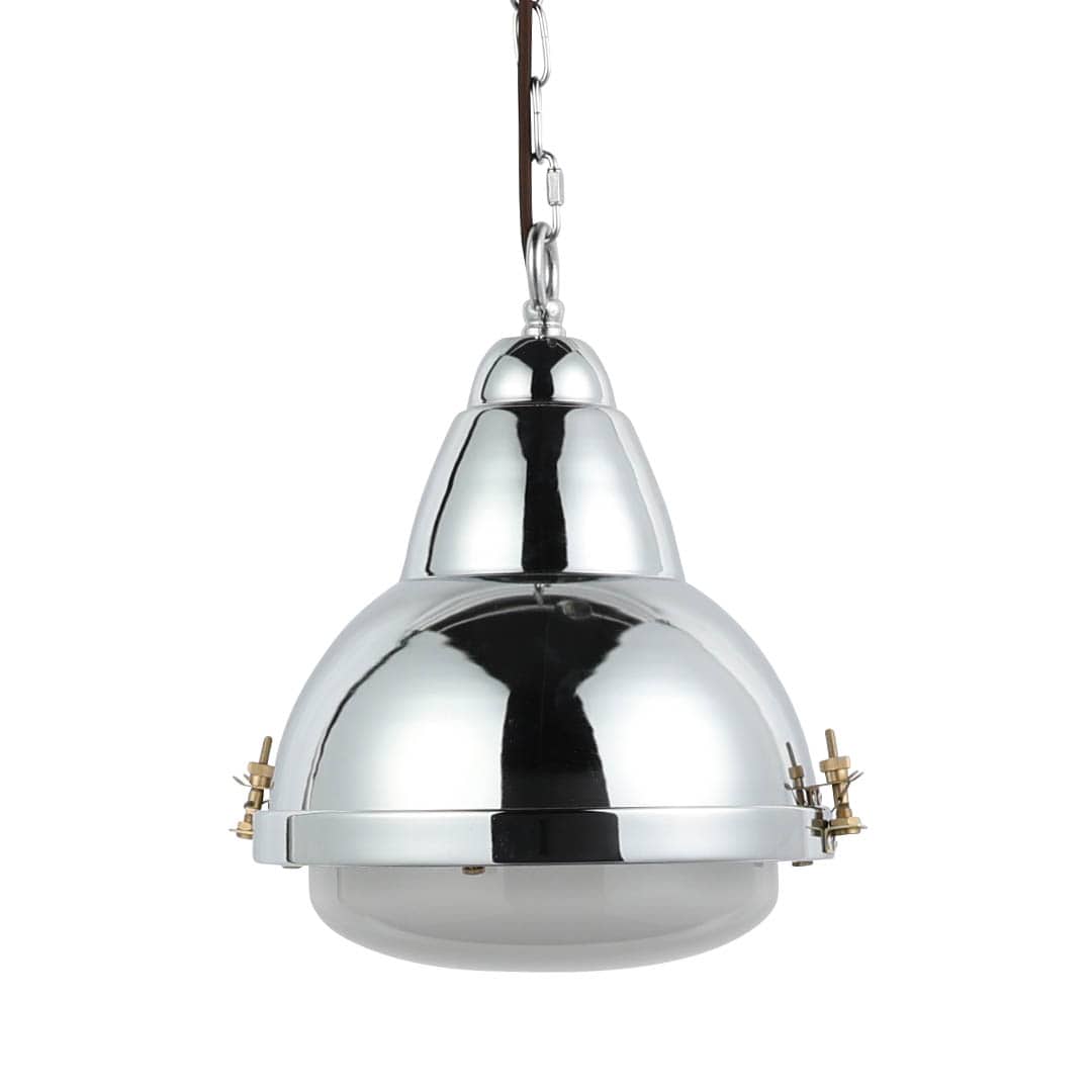 ALUMINUM WAREHOUSE LAMP S CHROME