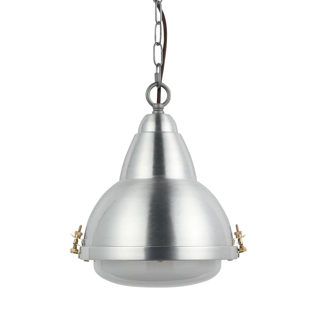 ALUMINUM WAREHOUSE LAMP S SATIN