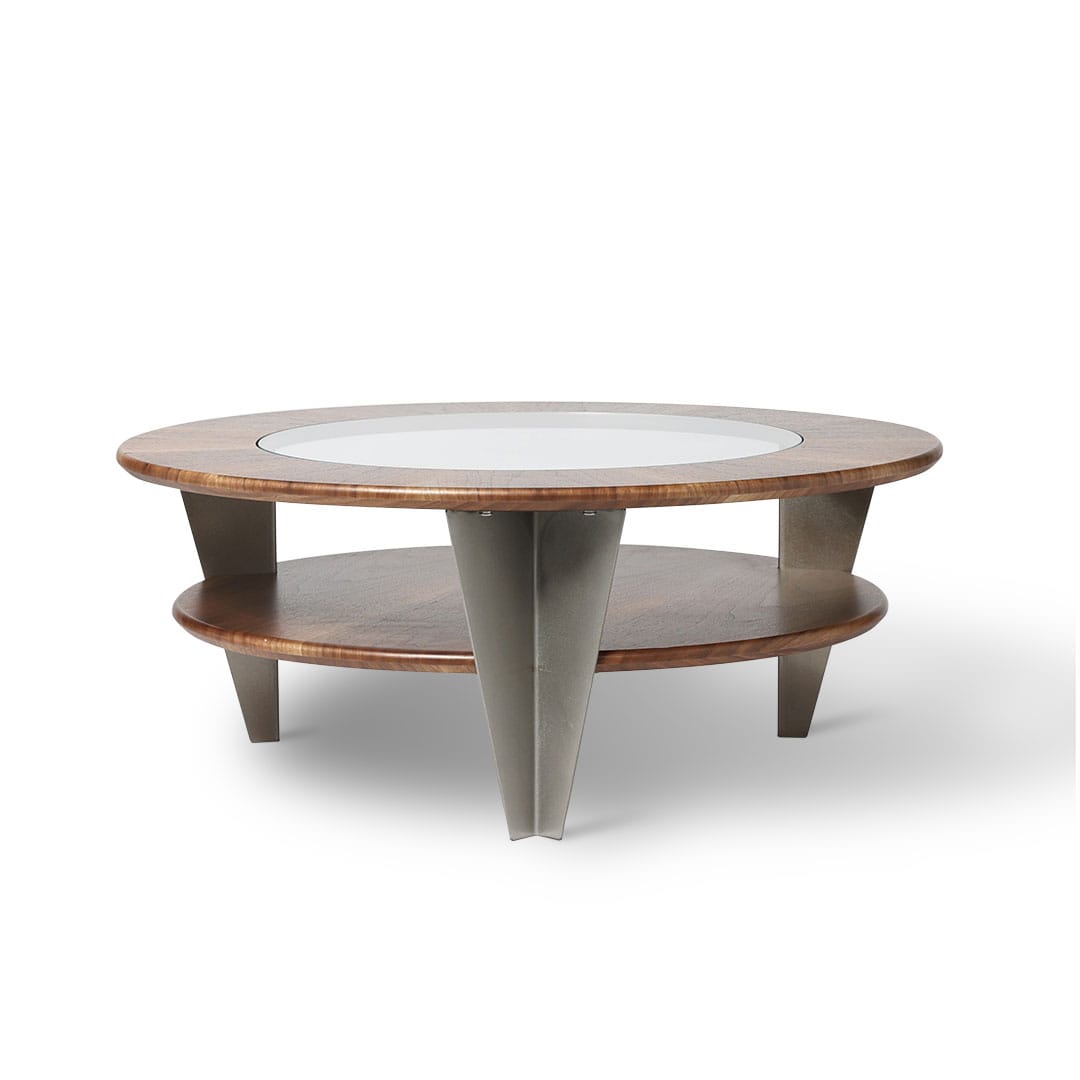 2 TIRE ROUND LOW TABLE 1000
