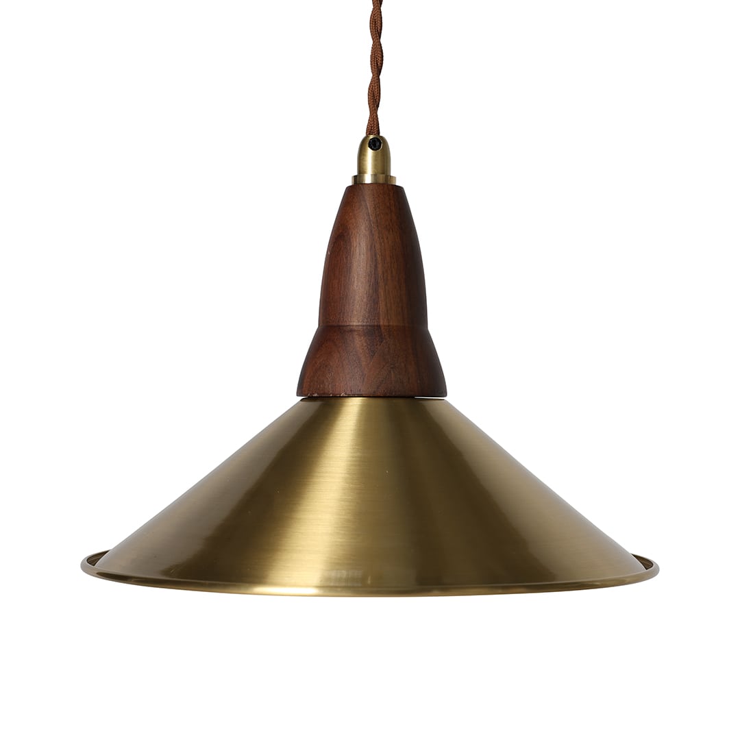 BRASS PENDANT LAMP HORN