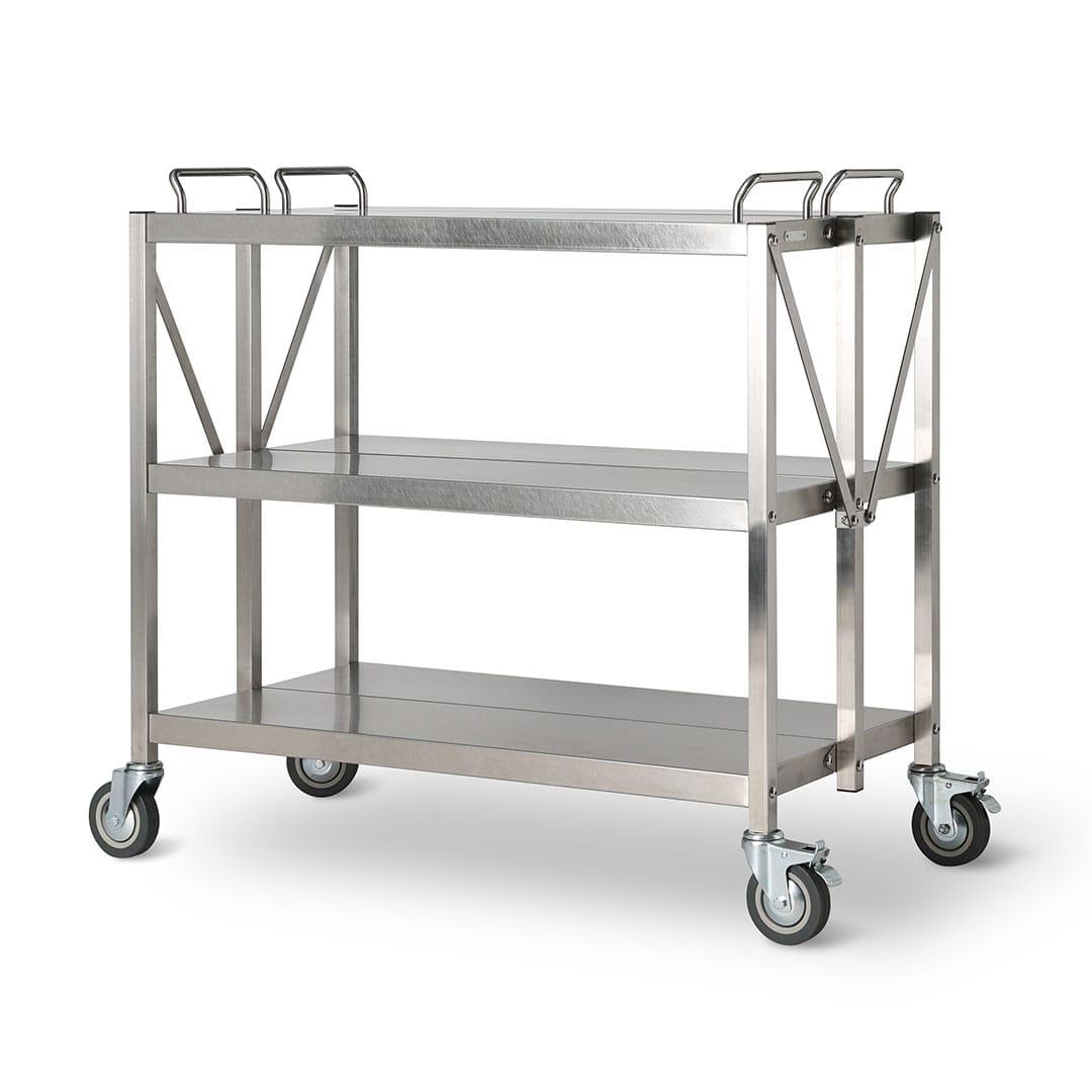 STAINLESS FOLDING TROLLEY