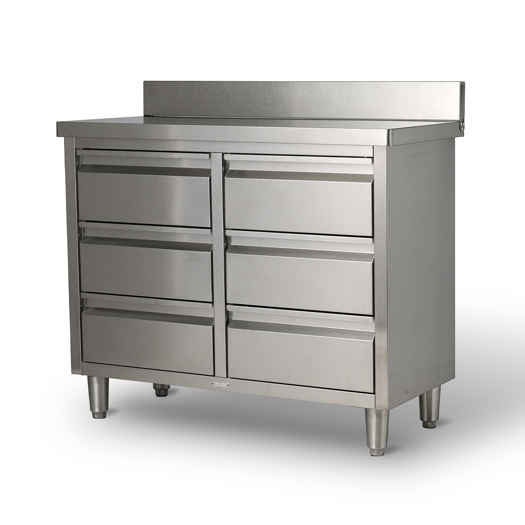 STAINLESS 6 DRAWERS