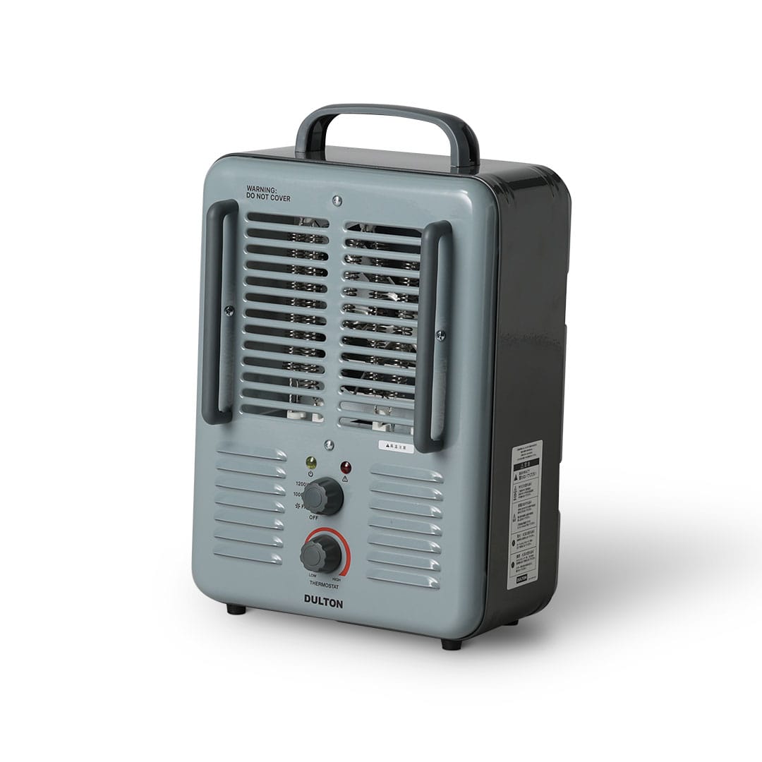 STEEL MILKHOUSE HEATER LIGHT GRAY/GRAY