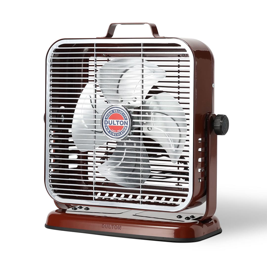 AIR CIRCULATOR BRICK BROWN/CHROME