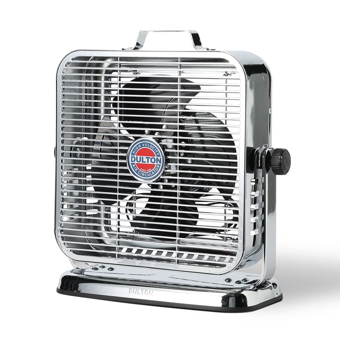 AIR CIRCULATOR CHROME/BLACK