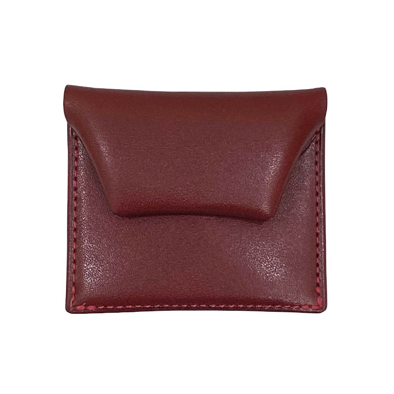 SQUARE COIN CASE RED