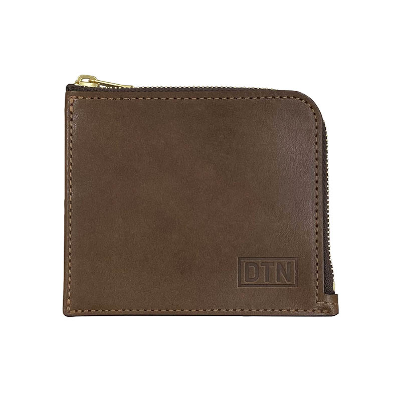 ZIP PURSE D.BROWN