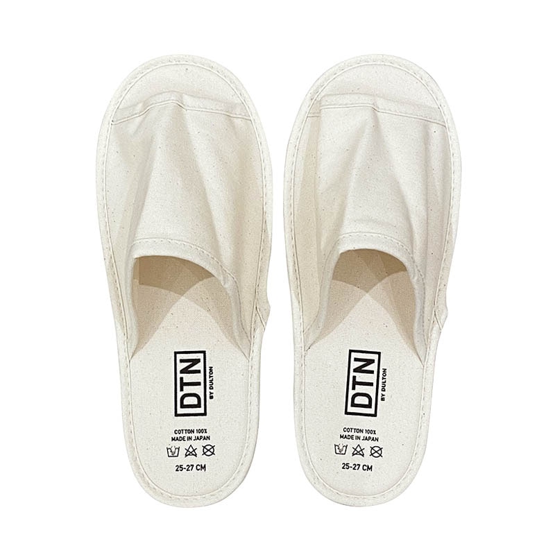 DTN COTTON SLIPPER NATURAL L
