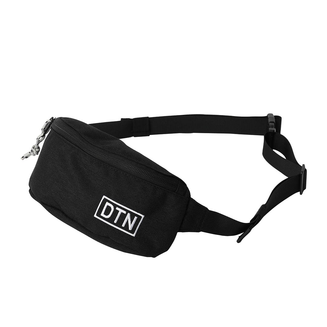 DTN×FRUIT OF THE LOOM WAIST POUCH BLACK