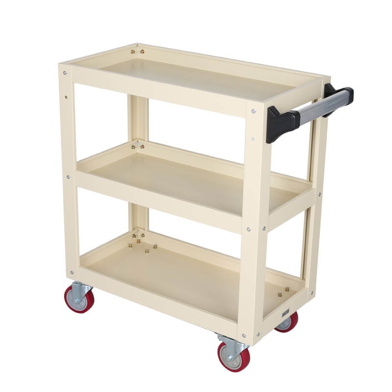 METAL TOOL CART IVORY