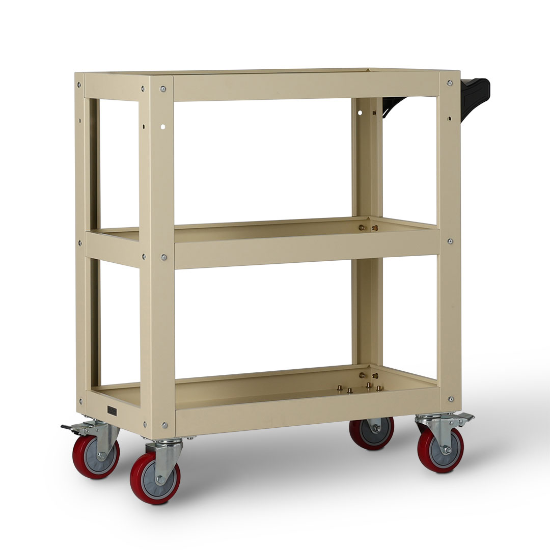 METAL TOOL CART IVORY