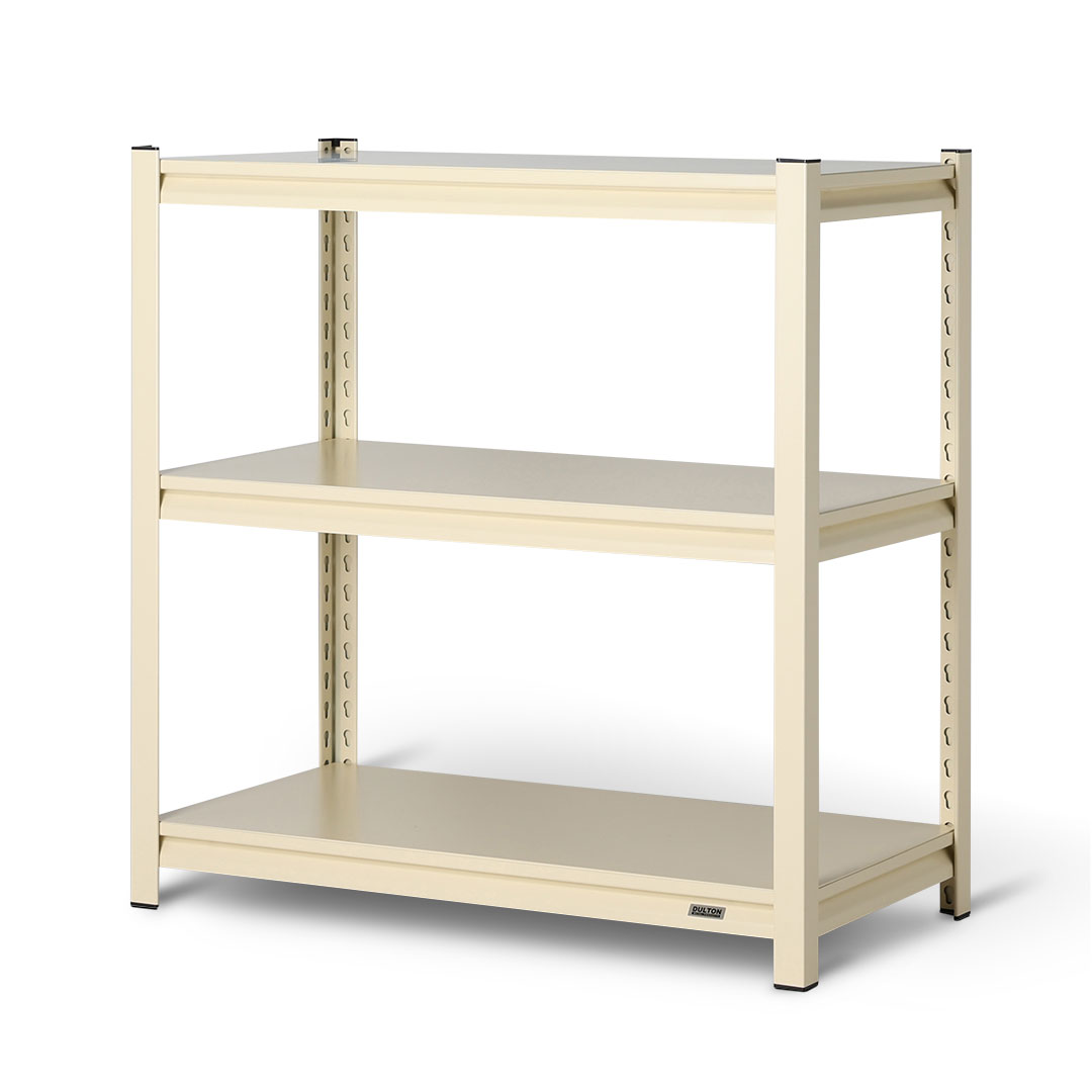 STEEL SHELF 3 LAYER IVORY