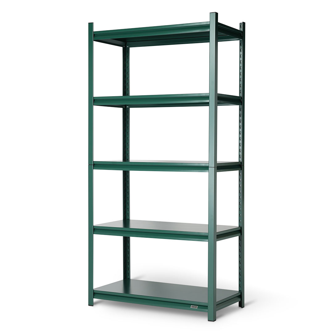 STEEL SHELF 5 LAYER DARK GREEN