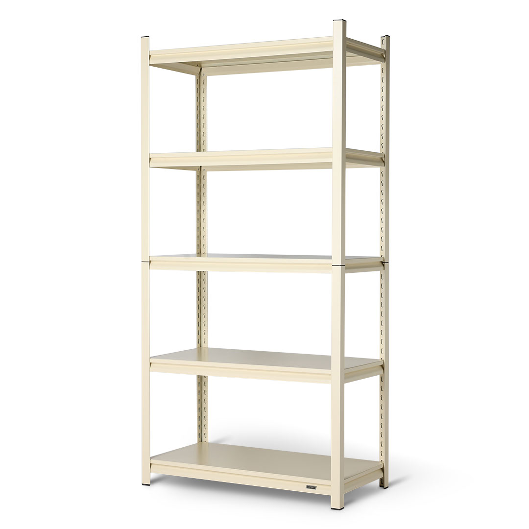 STEEL SHELF 5 LAYER IVORY