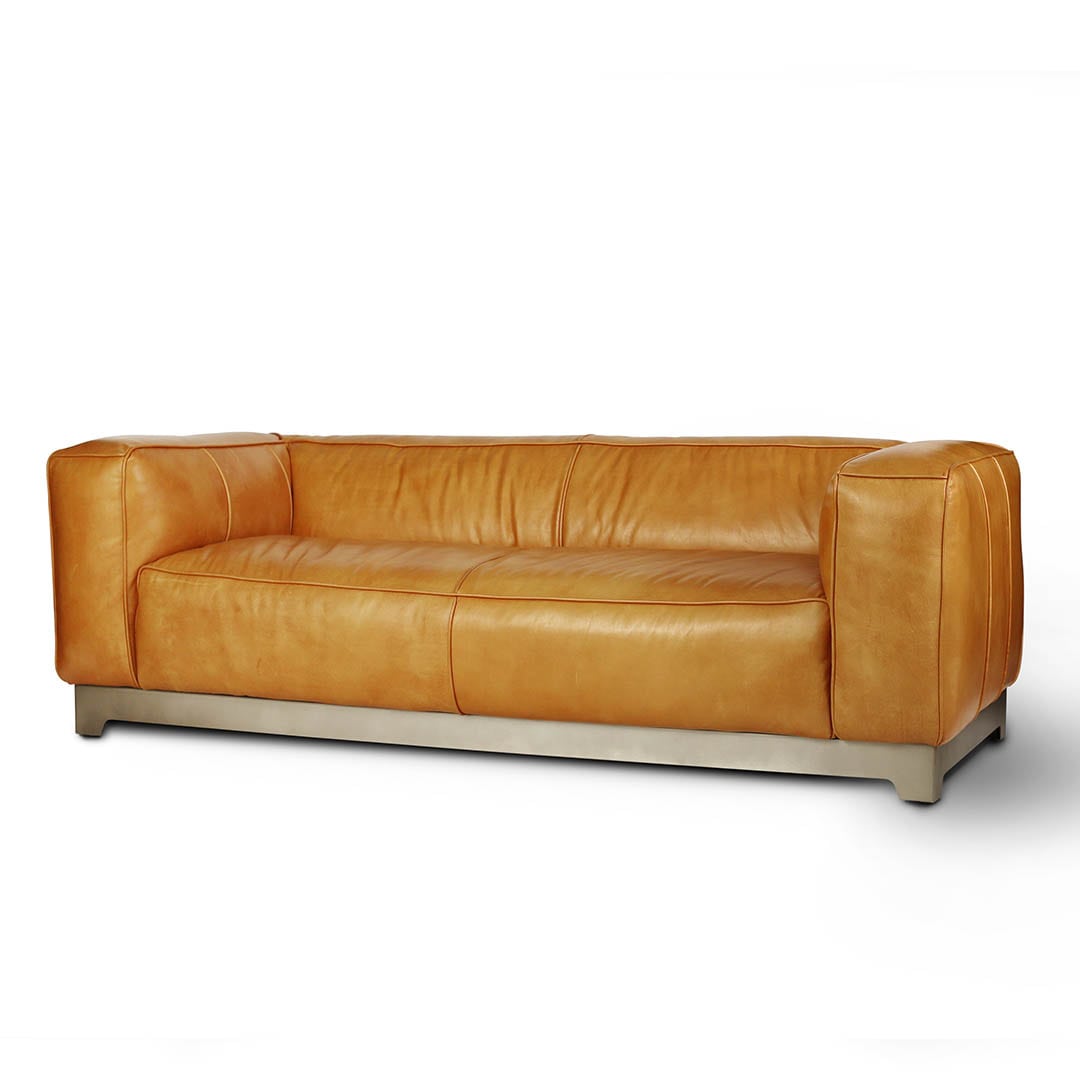 MASTER SOFA BROWN 3 SEATER