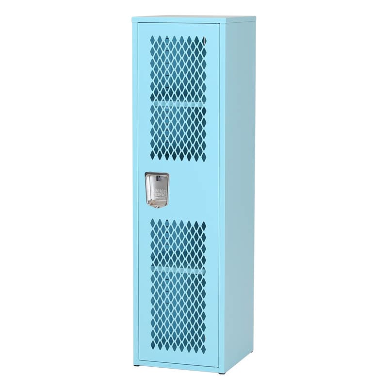 STEEL MESH LOCKER SAX BLUE