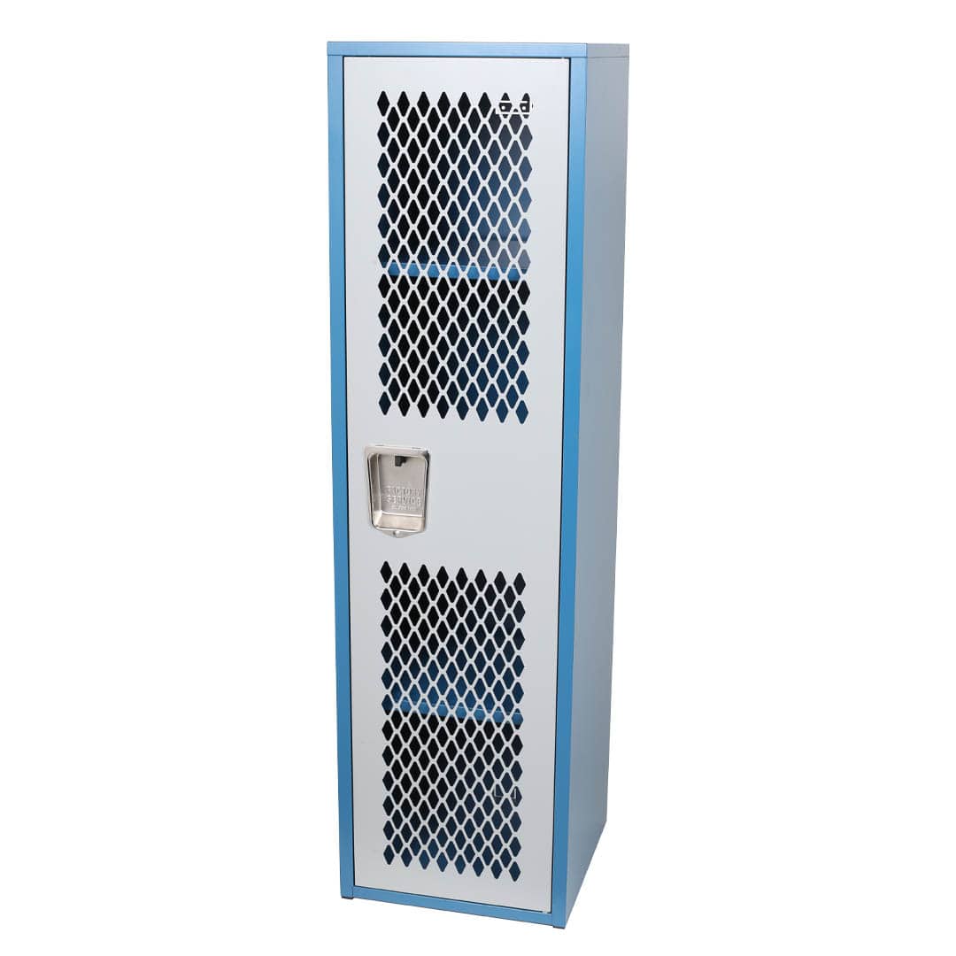 STEEL MESH LOCKER SMOKY BLUE/GRAY