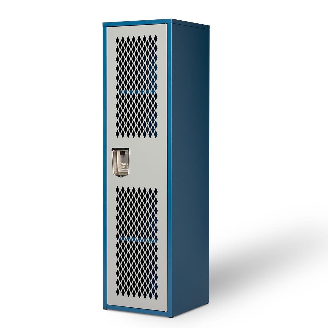STEEL MESH LOCKER SMOKY BLUE/GRAY