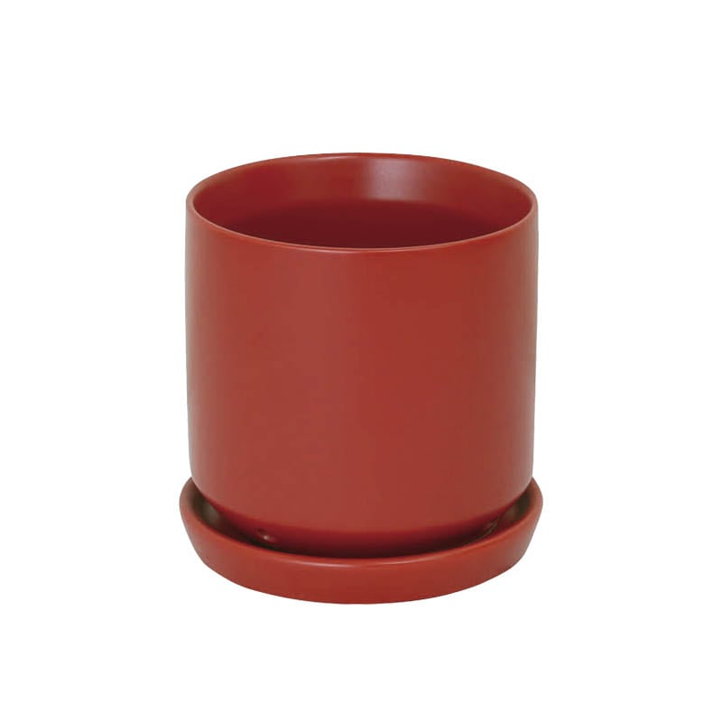 CERAMIC POT 12 RED